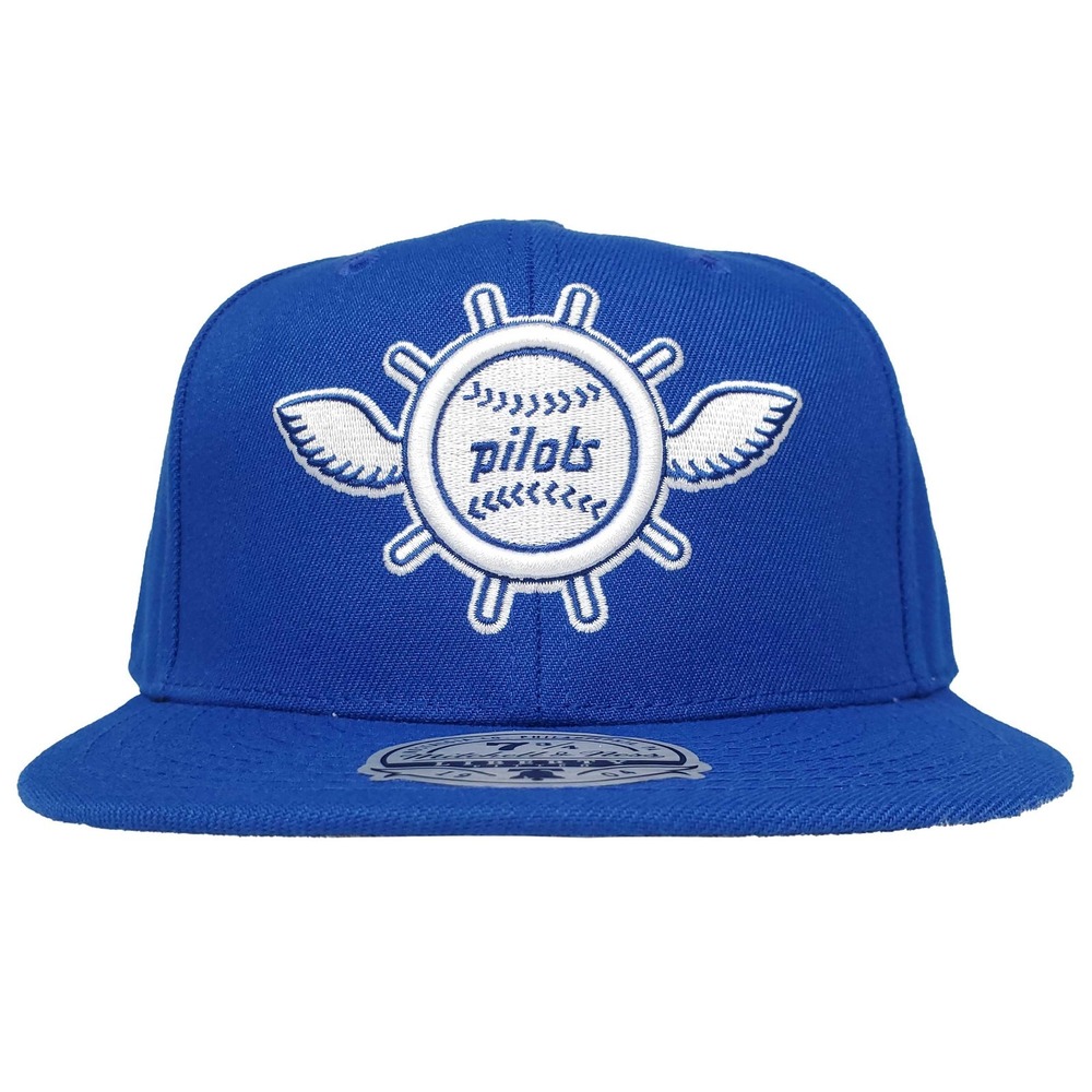 Seattle‎ Pilots Mitchell & Ness MLB Fitted 7 3/4 Liberty Fit Hat Cap Blue NWT